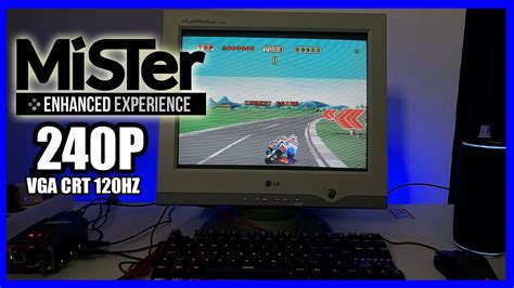 MiSTer 240p 120Hz on a VGA CRT Monitor .